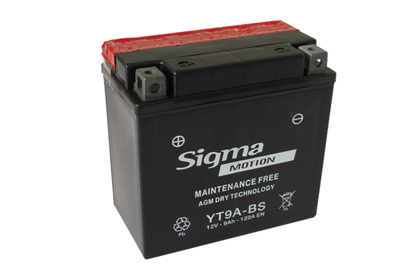 ΜΠΑΤΑΡΙΑ MOTO 12V 9Ah AGM SIGMA MOTION 